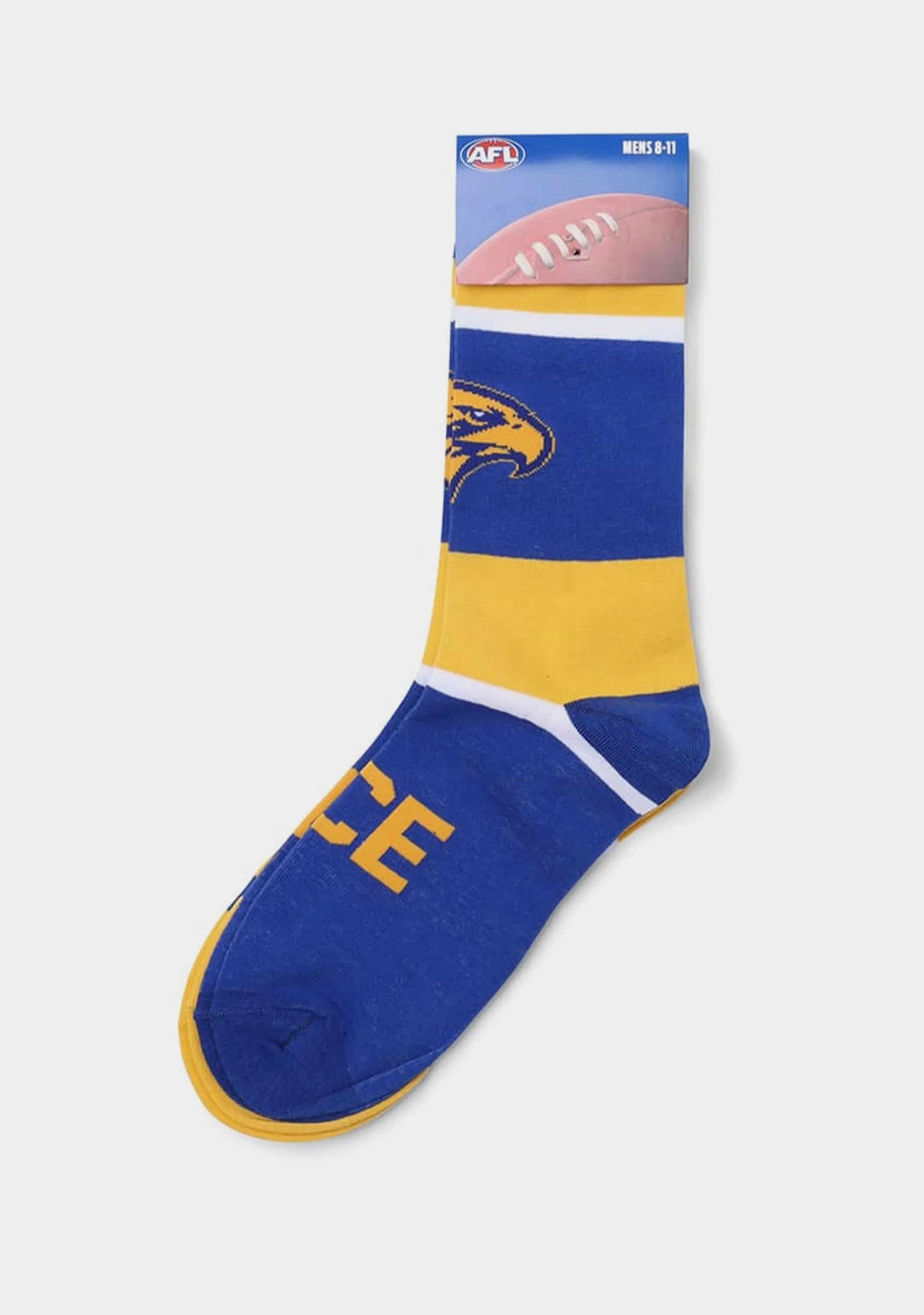 West Coast Eagles 2 Pack Socks